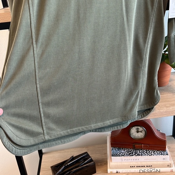 NWT Chico's 3/4 Sleeve Rib Knit Top Blouse Tunic, Small - Picture 5 of 8